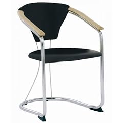 Armlehnstuhl Cordoba schwarz Cocktailsessel Polsterstuhl