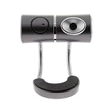High Quality Gray Webcam Chat with Microphone, Snapshot with Blue LED for MSN Messenger, AOL Instant Messenger (Aim), Yahoo! Messenger, Skype