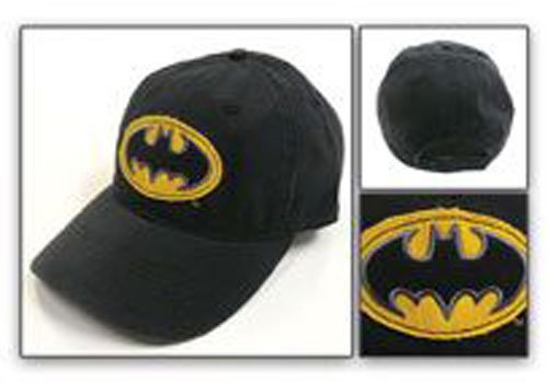  DC Comics: Batman Classic Logo on Black Adjustable Cap