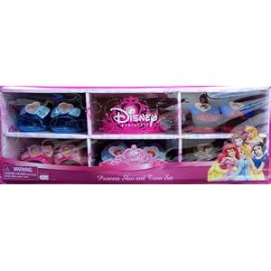 Disney Princess Shoes and Tiara Set by
