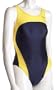 Reebok Women's Performance Matrix Splice Power Realm Back 1 Piece Swimsuit