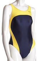 Reebok Women's Performance Matrix Splice Power Realm Back 1 Piece Swimsuit