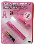 MAGLITE K3AMW6 National Breast Cancer Solitaire Flashlight, Pink