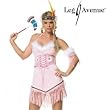 Sexy 5 Piece Pink Warrior Costume - Pink Indian Maiden Costume
