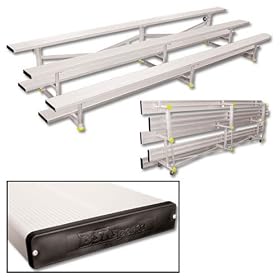 Buy Alumagoal 3 Row, 42 Seat Tip n Roll Bleacher with Color