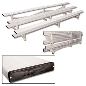 Buy Alumagoal 3 Row, 42 Seat Preferred Tip n Roll Bleacher with Color