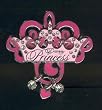 Disney/Princess Crown w/ Charm dangles