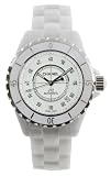 Chanel J12 Diamond White Ceramic Midsize Unisex Watch H1629 Chanel J12 Diamond White Ceramic Midsize Unisex Watch H1629