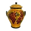 Tuscany Grape Cookie Jar Wine Decor
