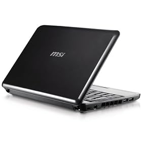 MSI U100-869US 10-Inch Black Netbook - 3 Cell Battery