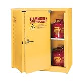 Eagle 1930 Flammable Safety Cabinet, 30 Gallon, 1 Bi-Fold Door, Self Closing