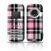 Pink Plaid Design Protective Skin Decal Sticker for LG enV VX9900 Cell Phone