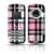 Pink Plaid Design Protective Skin Decal Sticker for LG enV VX9900 Cell Phone