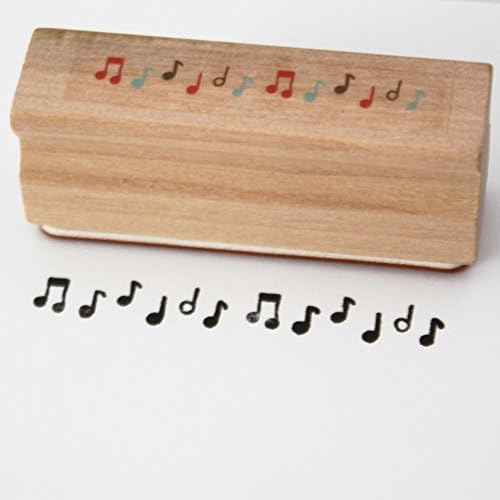 Luck And Luck Musical Notes Rubber Stamp - Craft / Scrapbooking / Cardmaking