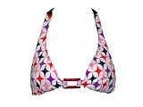 Rampage Violet Star Halter Swimsuit-top w/Buckle L