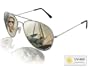 Retro Pilotenbrille Pornobrille Sonnenbrille silber Alsino 705
