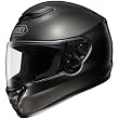 Shoei Metallic Qwest Road Race Motorcycle Helmet w/ Free B&F Heart Sticker Bundle - Anthracite