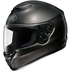 Shoei Metallic Qwest Road Race Motorcycle Helmet - Anthracite