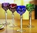 CRYSTAL GIFTWARE S/4 PRINCESS GOBLETS
