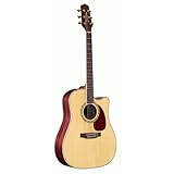 Takamine Pro Series EF360SC Dreadnought Acoustic Electric Guitar, Natural with Case