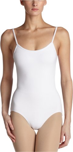Capezio Women's Camisole Leotard With Adjustable Straps - White - Medium