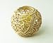 Tan Color Mood Candle Holder - Medium Size / Tealight holder - Handcrafted With Vine - Decorative Accessory / Zen Home Decor / Table Decoration