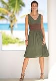 Crochet-Waist Knit Dress