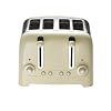 Dualit 46202 4 Slot Lite Toaster in Cream Gloss Finish