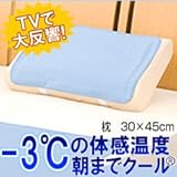 健康グッズ／快眠／朝までクール(R)【低反発ジェルパッド】　枕　30×45cm