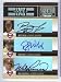 Randy Wolf Brett Myers Mike Lieberthal Triple Autograph Card 2005 Donruss Signature Series Philadelphia Phillies