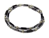 Men's Gemstone Necklaces In Sterling Silver, Beaded W/semi Precious Bl...