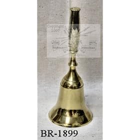 Teacher's solid Brass ten inch Hand Bell