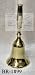 Search : Teacher's solid Brass ten inch Hand Bell