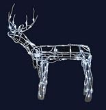 Brite Star Imports-a 48-092-23 Led Lighted 3d Standing Buck 48