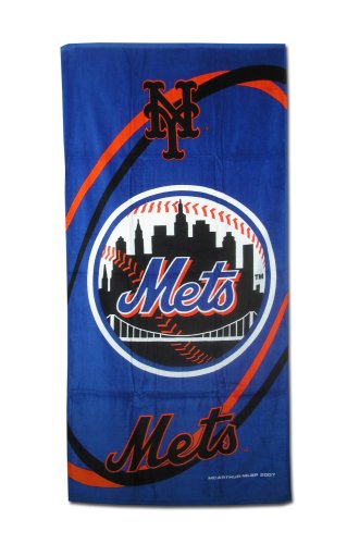 New York Mets Fiber Reactive Pool/Beach/Bath Towel (Team Color)