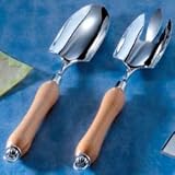 WOODEN HANDLED SALAD SET
