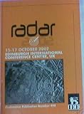 Radar 2002 : 15-17 October 2002, Edinburgh International Conference Centre, Edinburgh, UK