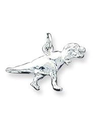 Sterling Silver T-Rex Charm Pendant