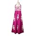 Embroidered Fuchsia Maxi Dress (Small Misses)