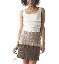 Promod Dreifarbiges Volant-Kleid