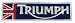 Triumph Motorcycles Half Union Patch
