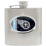 Tennesse Titans 6oz Stainless Steel Hip Flask