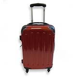 Valise rigide &agrave; roulettes Rouge m&eacute;diane 58x40x28cm Hauptstadtkoffer