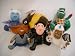 Set of 6 Star Trek Stuffed Plush Alien Beans: Mugato, Gorn, Vulcan, Ferengi, Andorian, and Klingon Targ