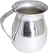 72 Oz. (Ounce) Aluminum Hot Chocolate Pitcher, w/Riveted Handle, Round Spouted Rim