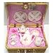 Ballerina 18 Pc. Kids Tea Set For Two in Basket