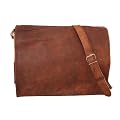 Leder Umh�ngetasche Vintage Laptoptasche Ledertasche Uni Schule Beruf Aktentasche Leitz-Ordner Gr��e U4