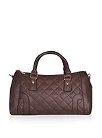 Carla Belotti Bolso asa de mano Handbag Dark Brown Jill (Marrón Oscuro)