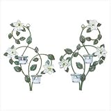 IMAGE OF Magnolia Hanging Wall Decor Candleholders Set Of Two