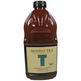 Honest Tea Moroccan Mint Green Tea 64 Oz. USDA Organic